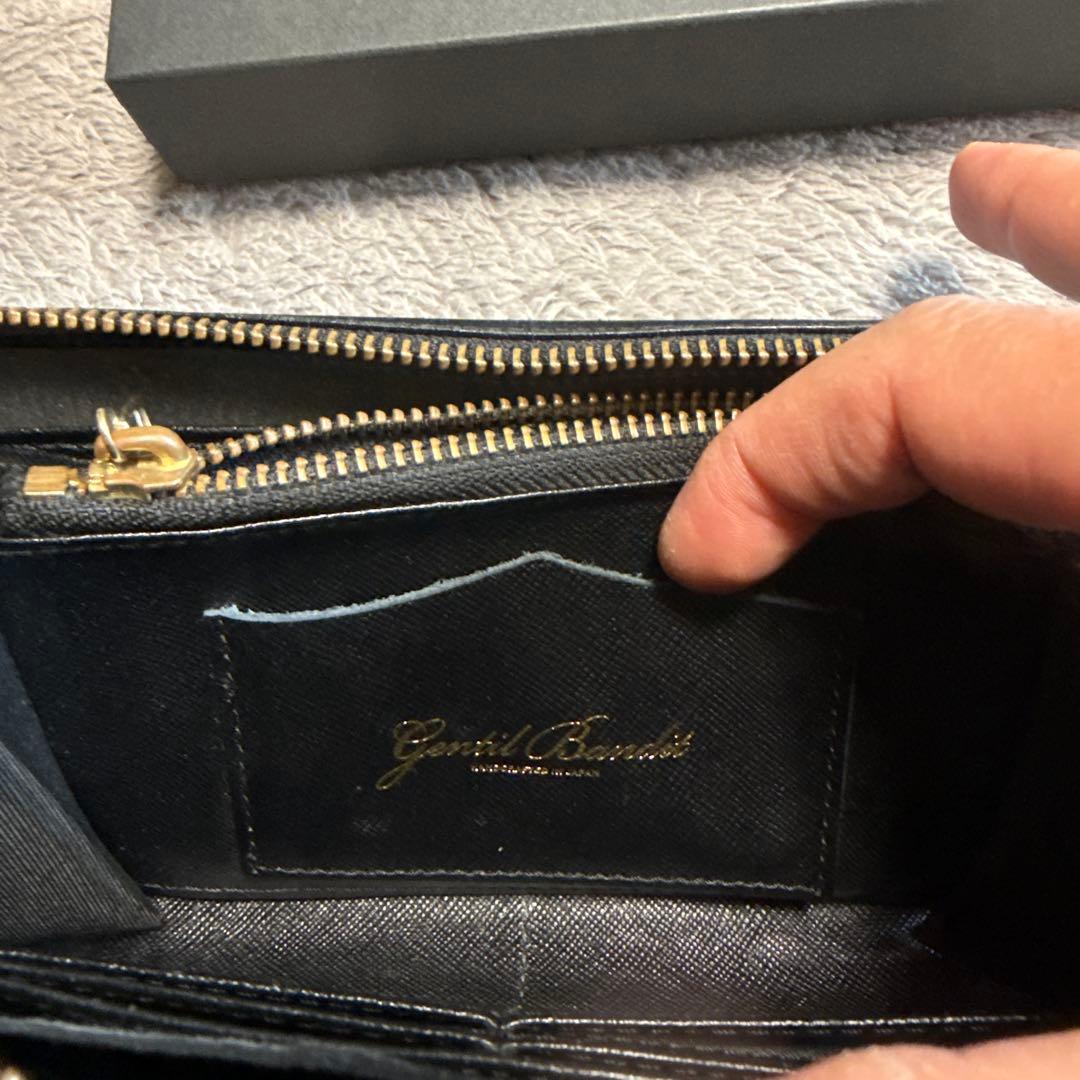 GENTIL BANDIT ブラックカモ　長財布 箱付き