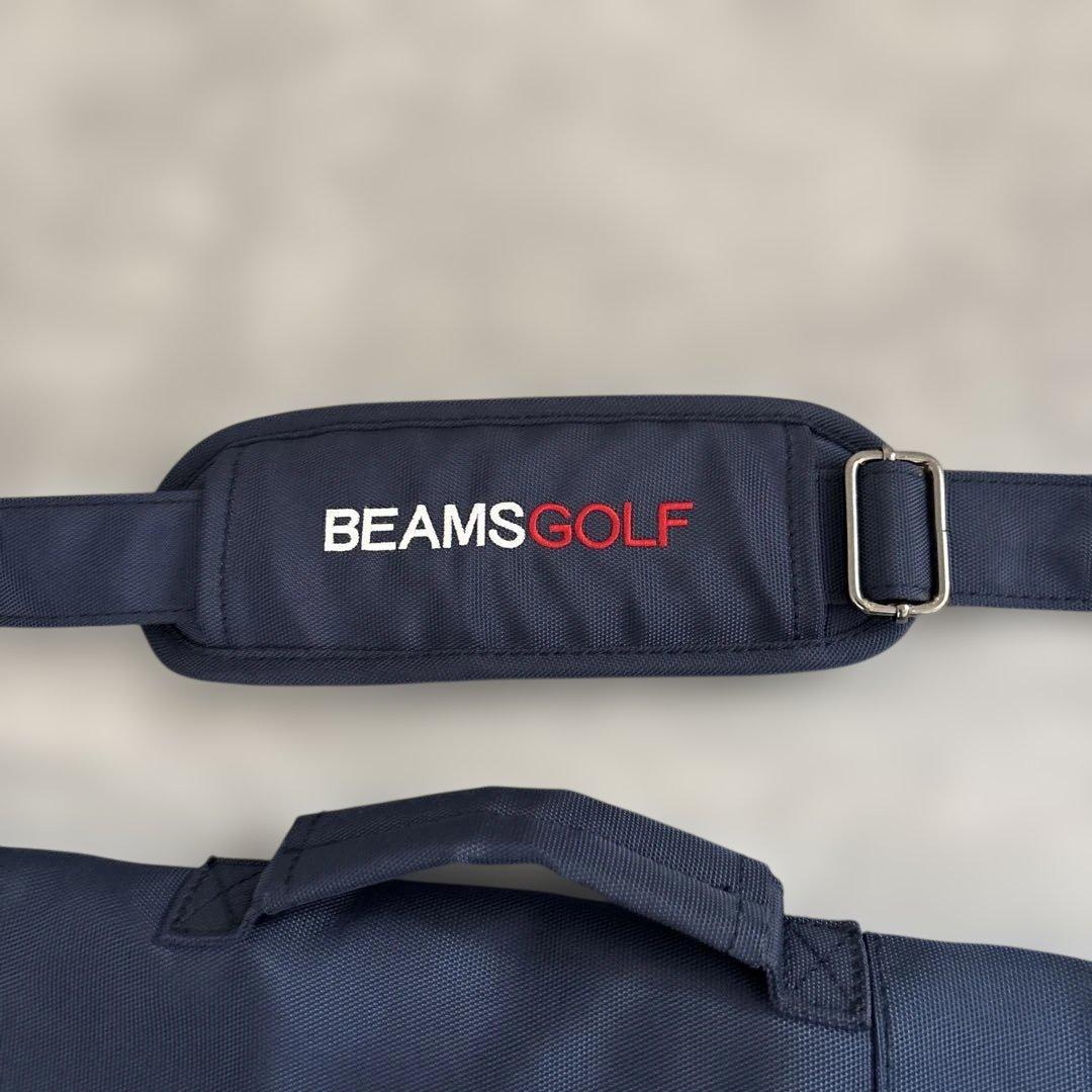 BEAMS GOLF ビームスゴルフ クラブケース カート刺繍　ネイビー系