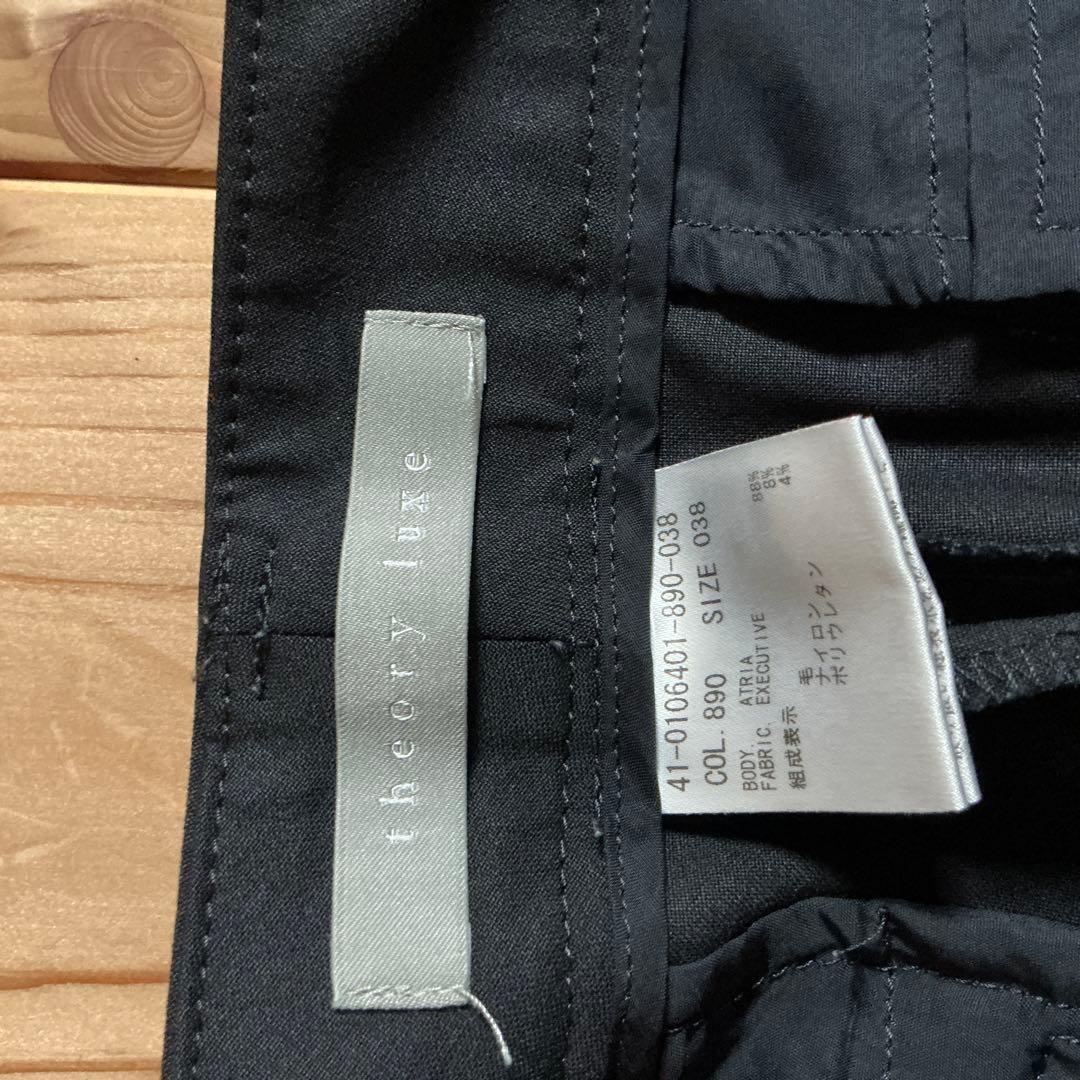 theory luxe ネイビーパンツスーツ