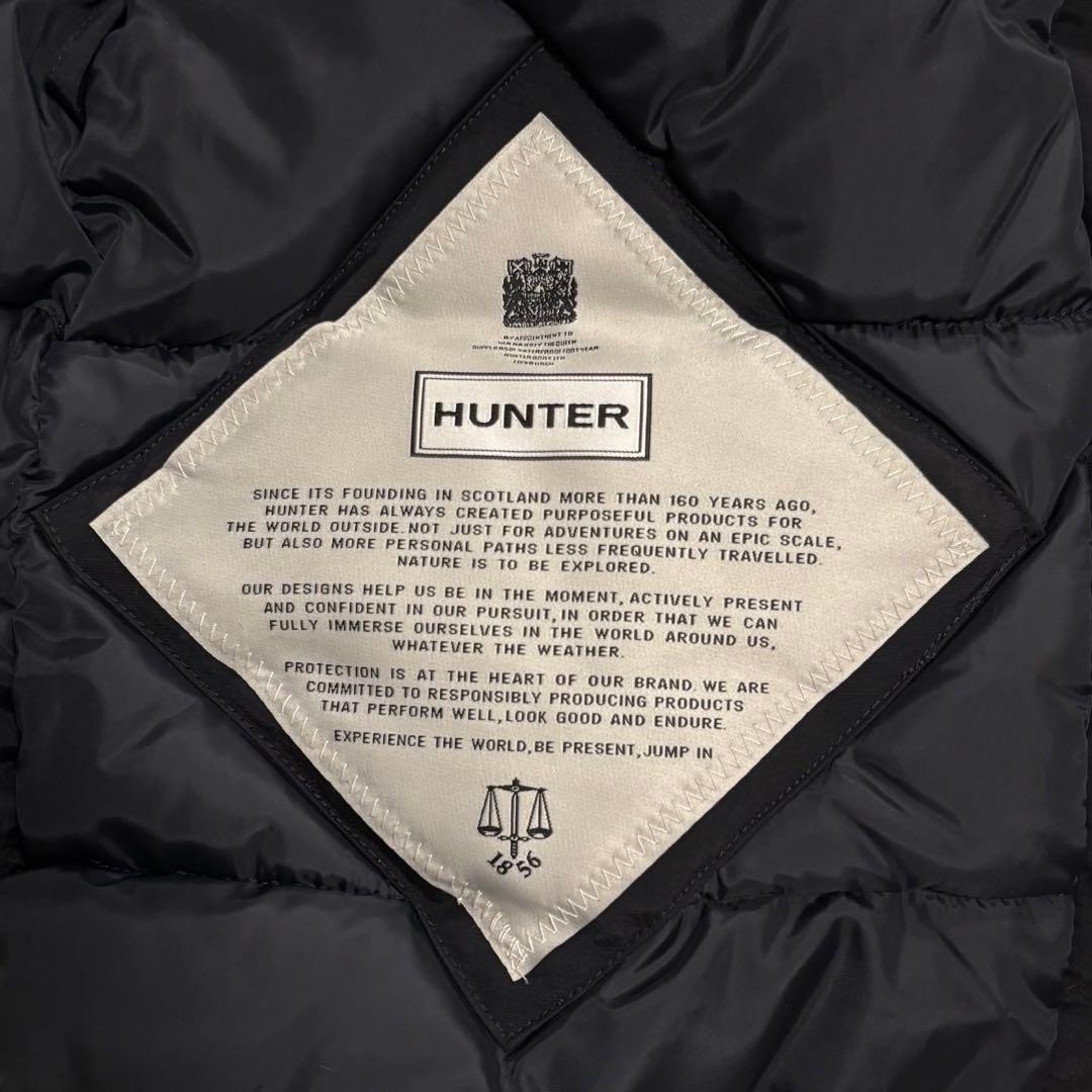 2/1〜2/3値下✨美品⭐︎HUNTER ロングダウンジャケット　ブラック