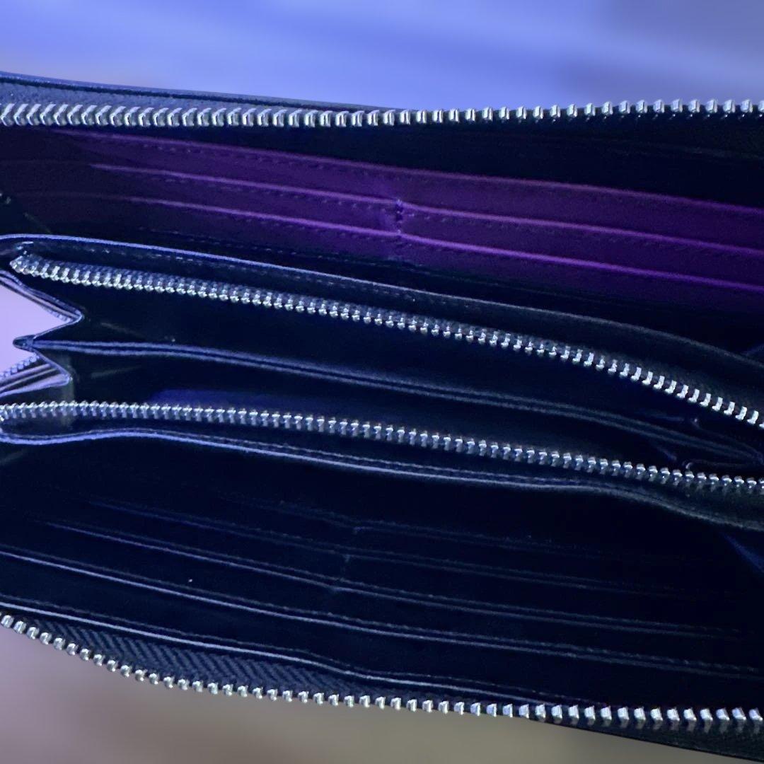 「五等分の花嫁」イタリアン レザー 財布 長財布 YKK ラウンドファスナー