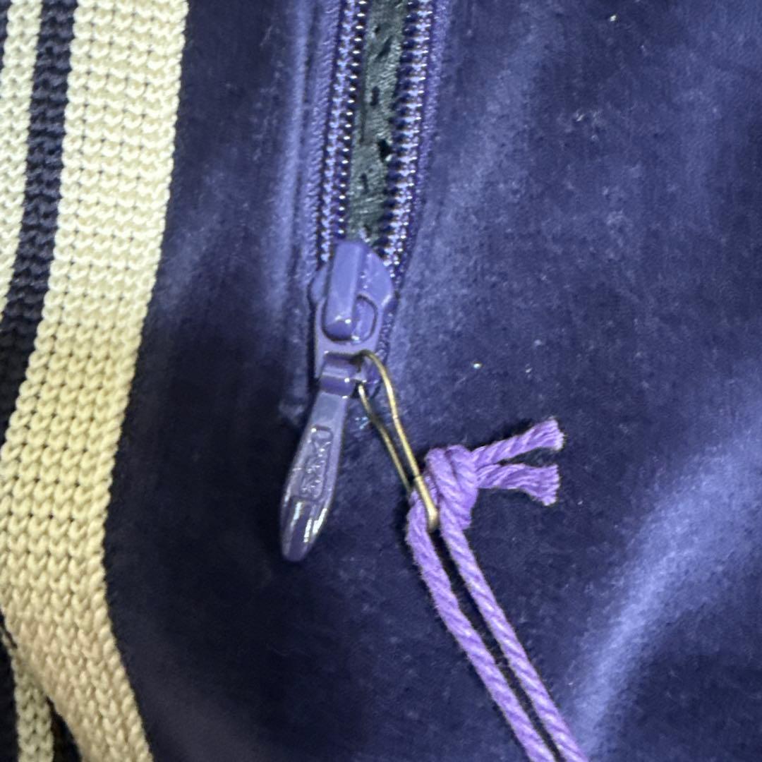 Needles ニードルス ベロア トラックパンツ パープル S タグ付き 美品