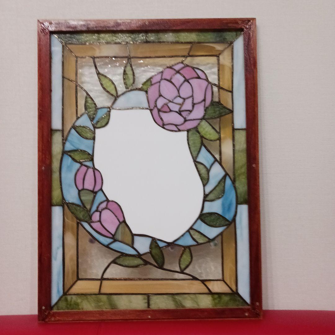 ステンドグラス　ウェルカムボード　パネル　イーゼル付き