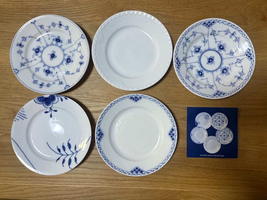 ロイヤルコペンハーゲン　ミックスマッチ プレート5柄セット　15cm