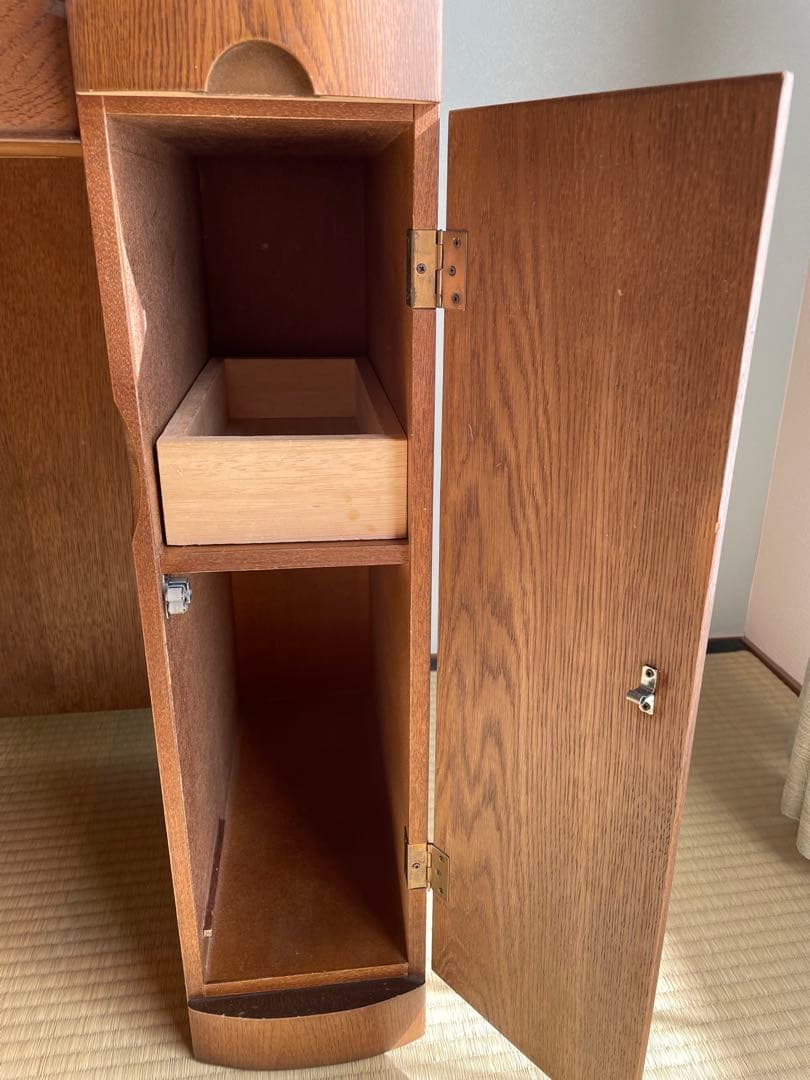 ドレッサー　鏡台　木製　ナラ