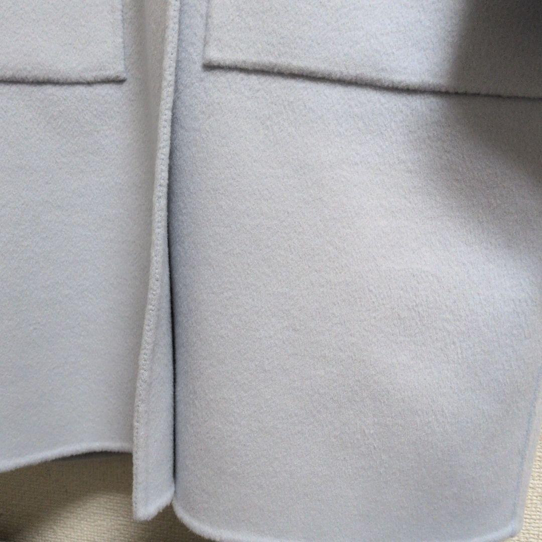 美品♪IENAイエナウールリバーダブルフェイスフードコート