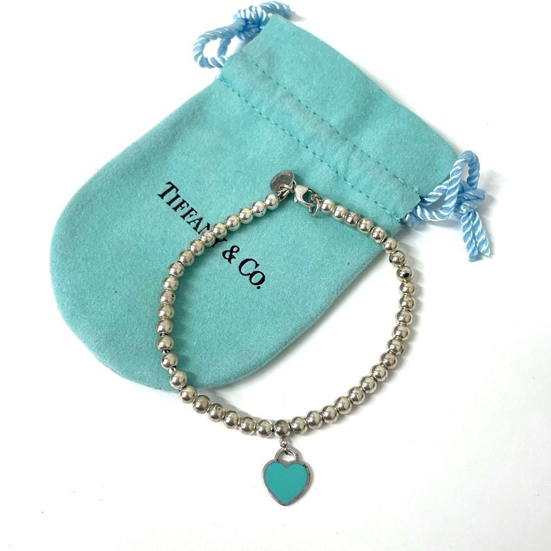 【TK】TIFFANY&Co リターントゥハート　ブレスレット　ブルー