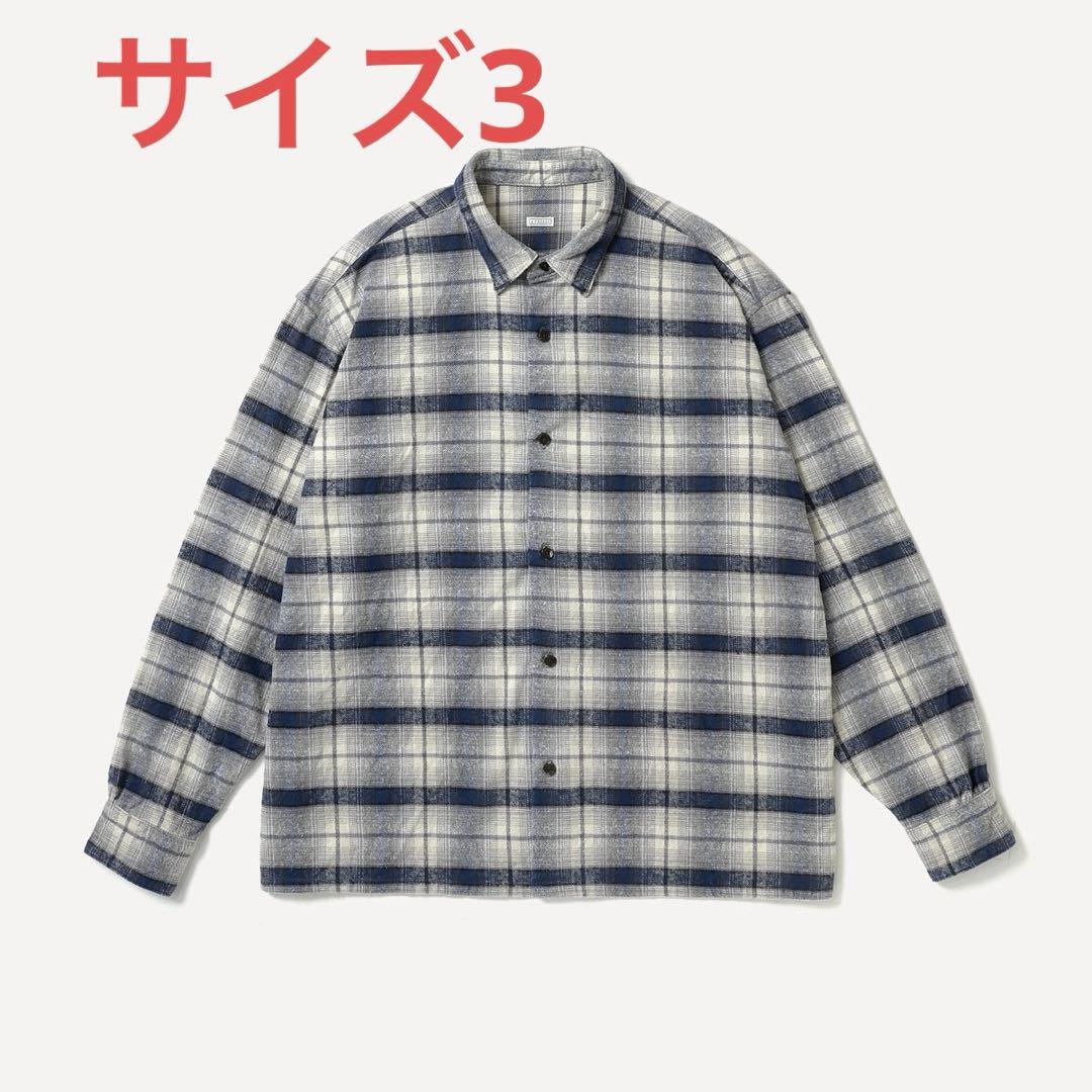 A.PRESSE Silk Nep Twill Check Shirtsサイズ3