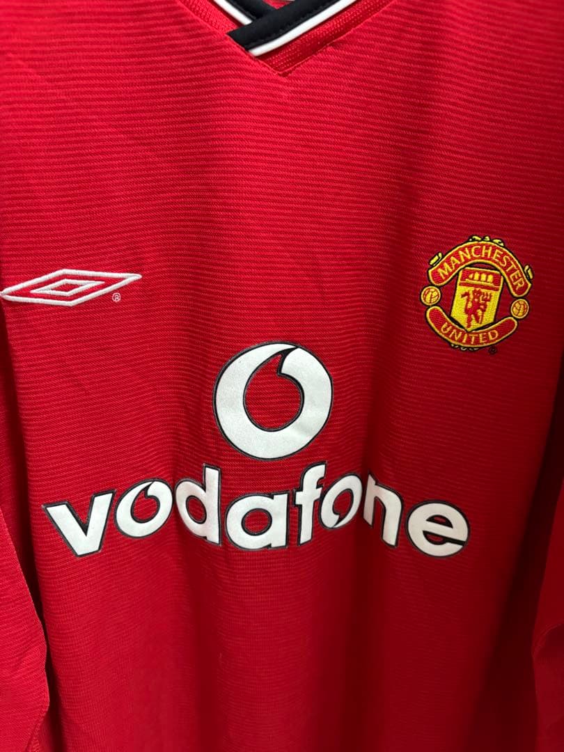 マンチェスターユナイテッド 00-02 ホーム 長袖ユニフォーム ベッカム