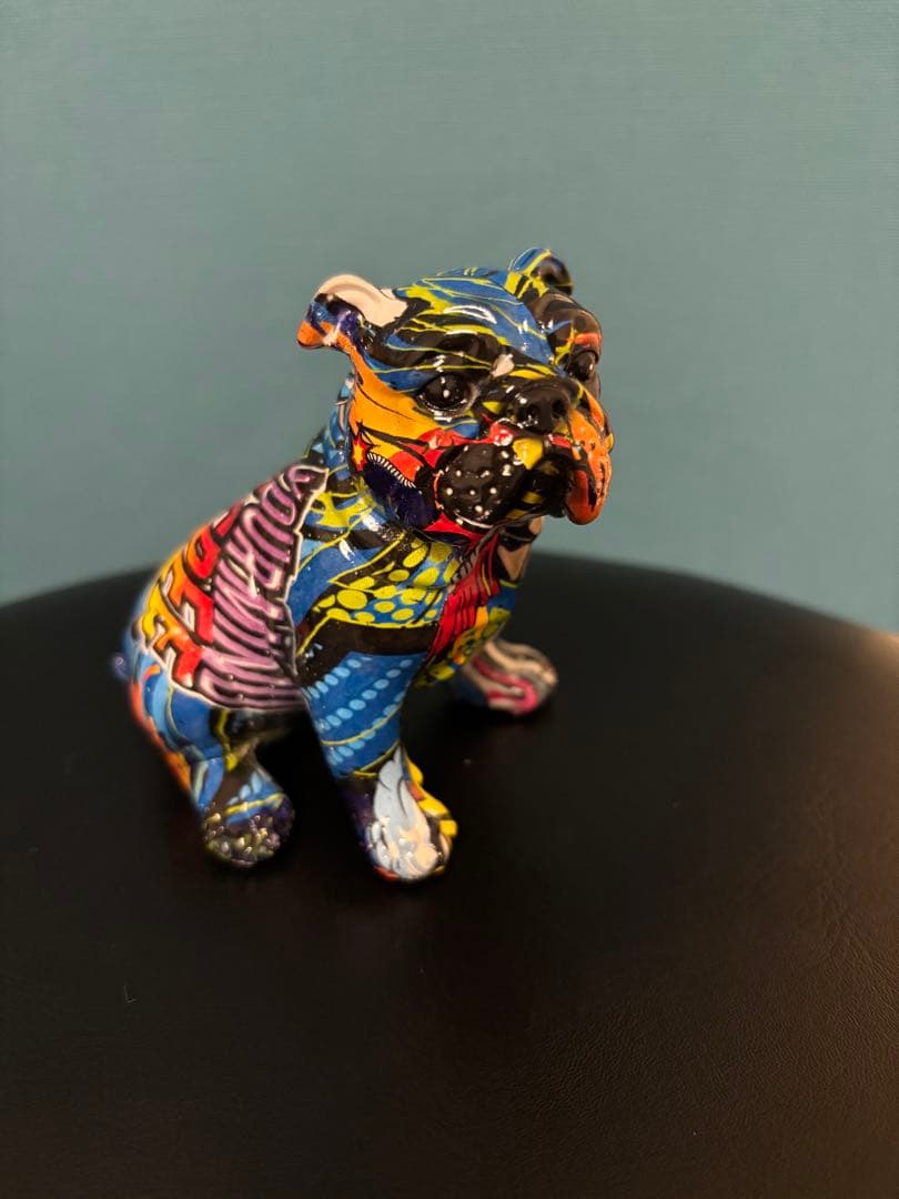 ☆新品☆ 1点物 犬の置物 グラフィティアート ストリートアート