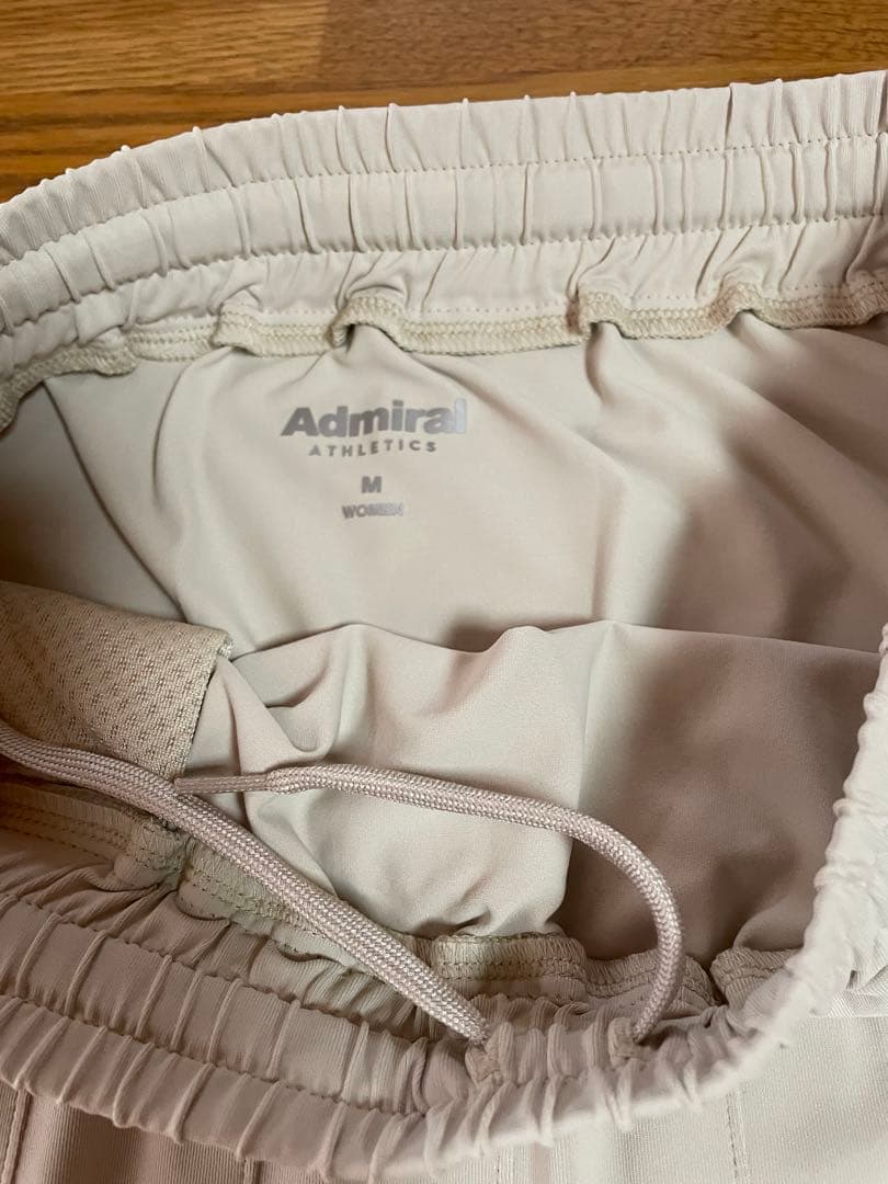 Admiral プリーツスカート M テニススコート ベージュ