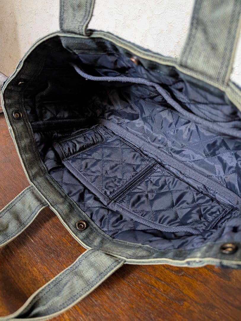 《吉田カバン&Wolf&Flower&襤褸》古布　藍染　ミナ　pjc 　バック