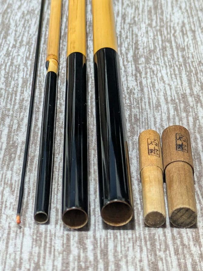 【石水作】中硬式　10尺2寸　竹製ヘラブナ竿