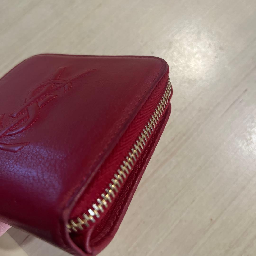 YSL レザー 二つ折り財布
