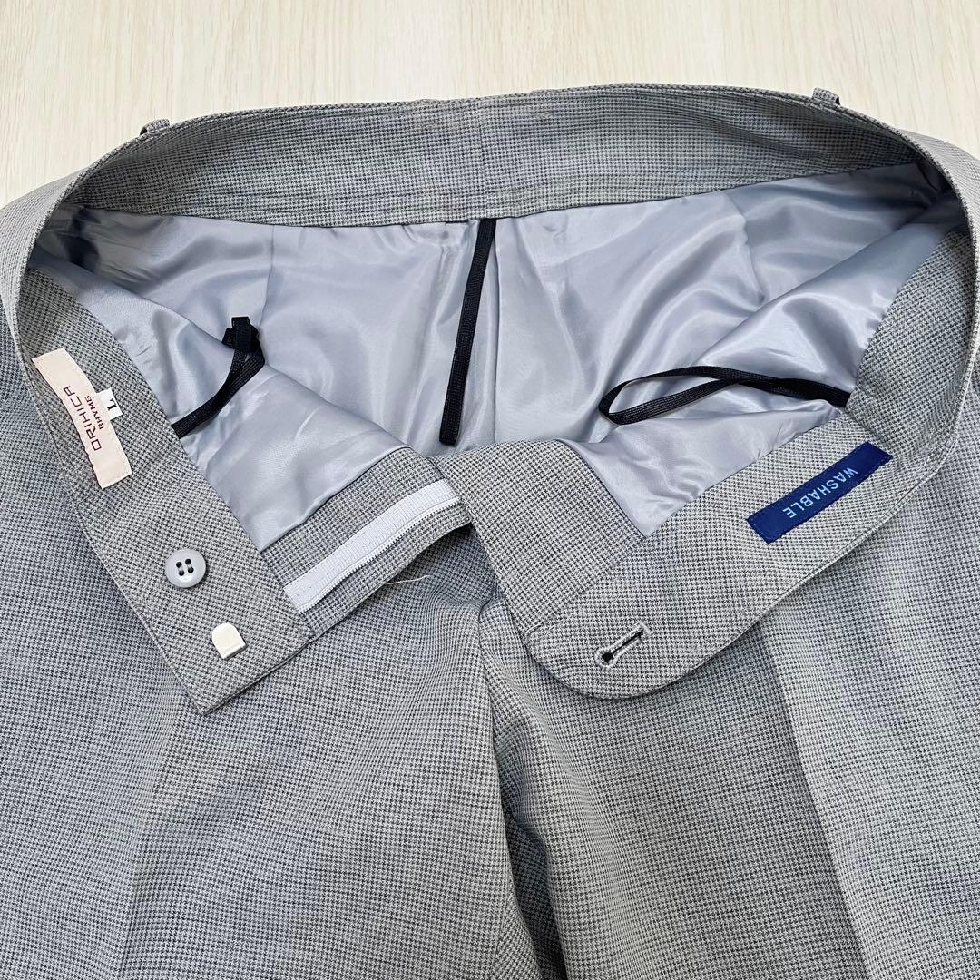 【美品】ORIHICAオリヒカ ビジネススーツ 上下セット ウォッシャブル L