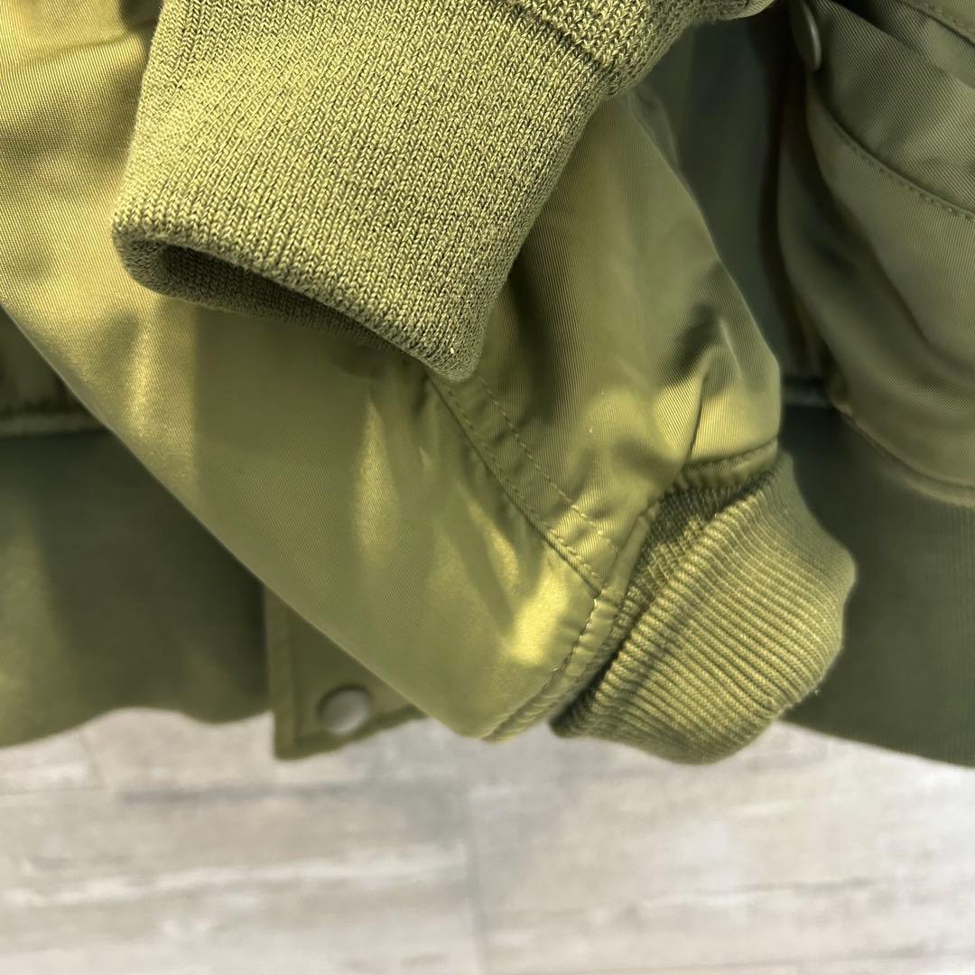 超美✨マウジー N-2B ミリタリージャケット 短丈 Y2K 平成 カーキ M