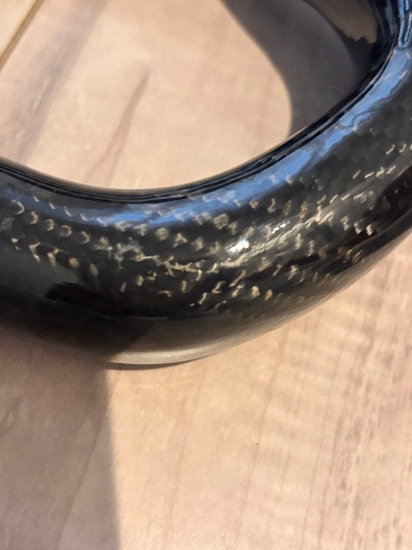 カーボン製 32.5×29 D型 ステアリング　ハンコン