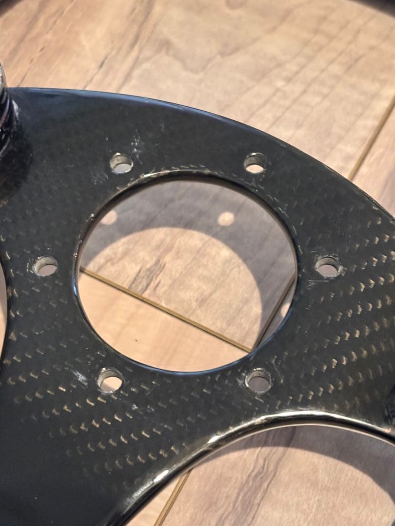 カーボン製 32.5×29 D型 ステアリング　ハンコン