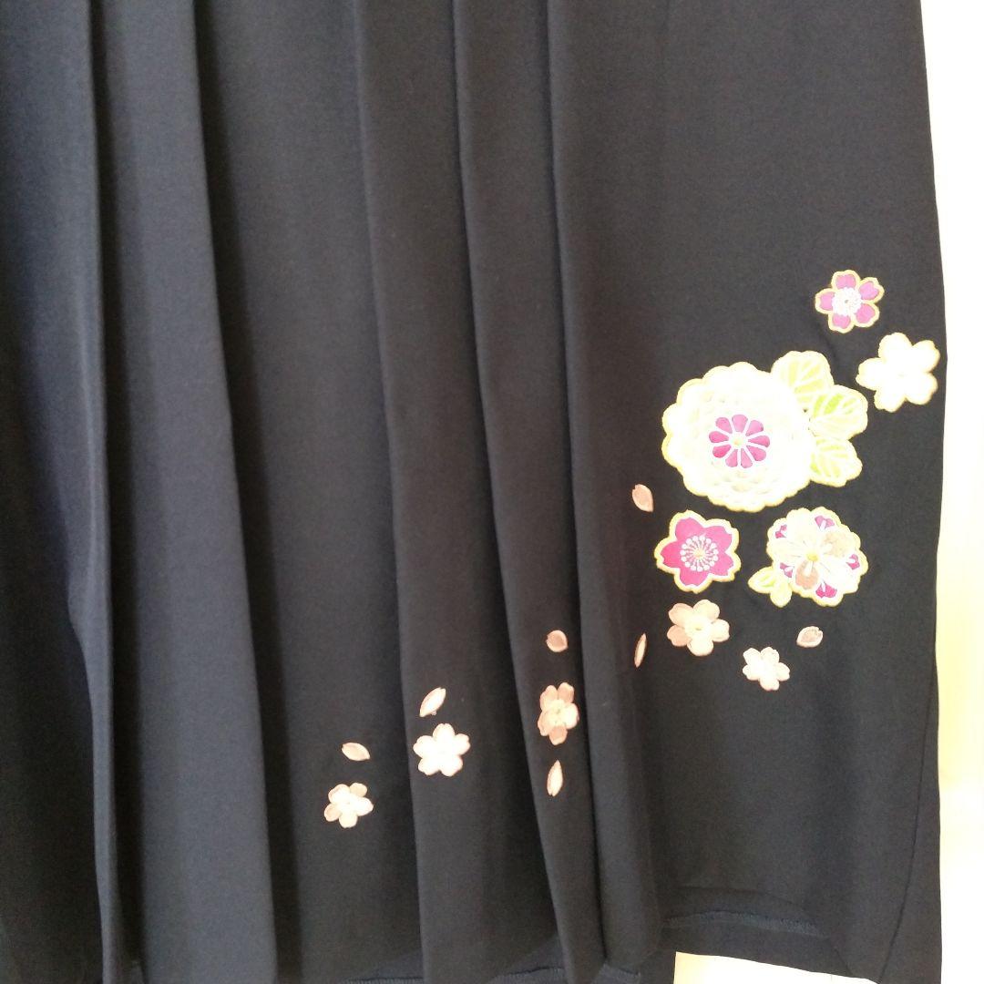 アリサナ 赤色花柄着物　袴セット 150
