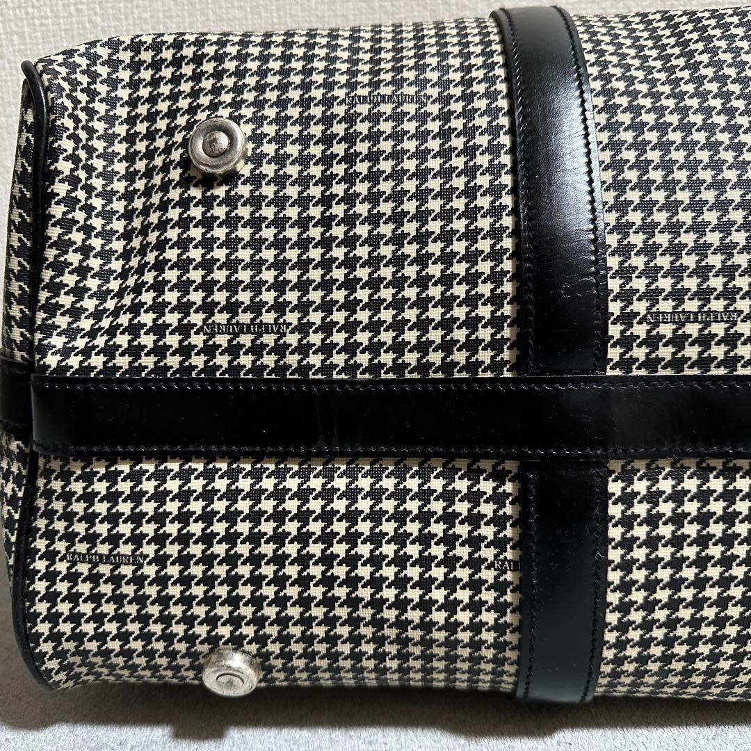 s*r様 美品✨2way 大容量　ラルフローレン　ボストンバッグ　ブラック　ホワ