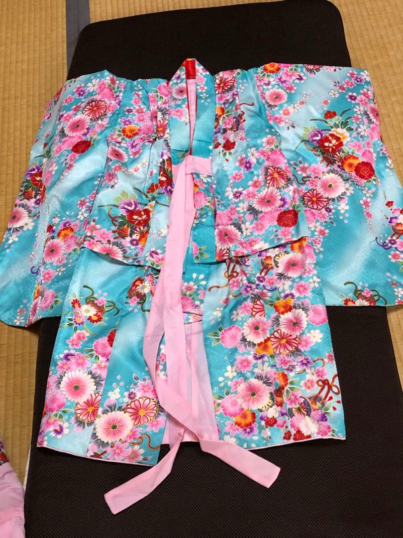 七五三　着物　女児　３歳児用　水色