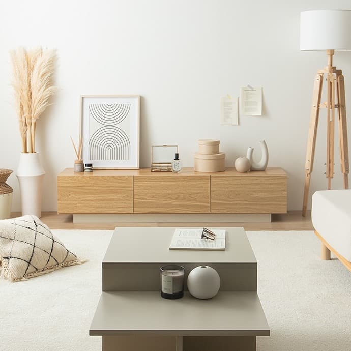 【幅150cm】Pom 引き出し付き テレビ台 テレビボード ローボード