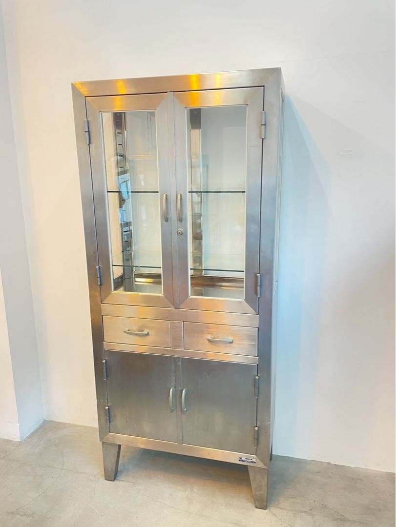 メディカルキャビネット ケビント 医療棚TMC ステンレス ST-223 希少