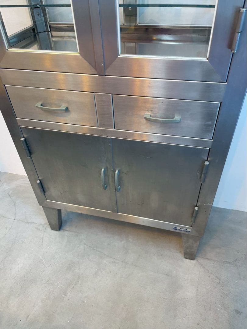 メディカルキャビネット ケビント 医療棚TMC ステンレス ST-223 希少