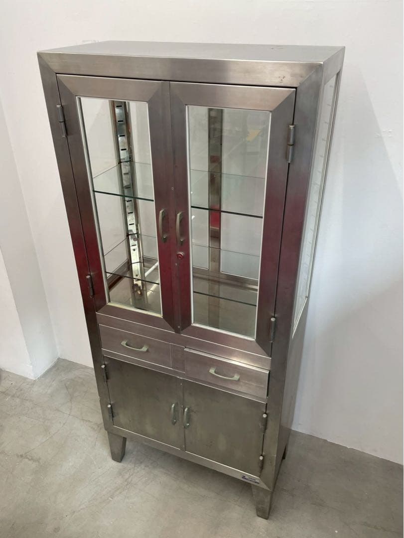 メディカルキャビネット ケビント 医療棚TMC ステンレス ST-223 希少