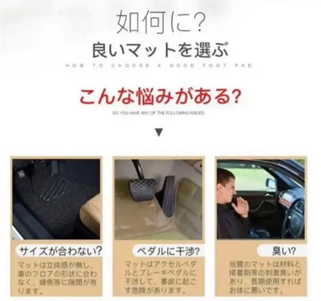 ハイエース200系　標準車ナロー車　3Dフロアマット　T5910TM