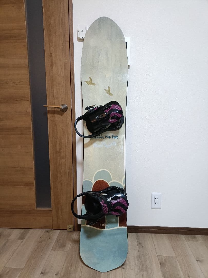 UNIT mfg. スノーボード ビンディング付き