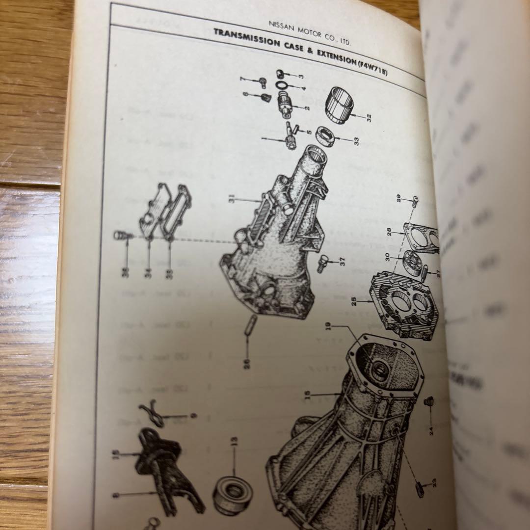 スカイライン　GC110 パーツカタログ　1973年
