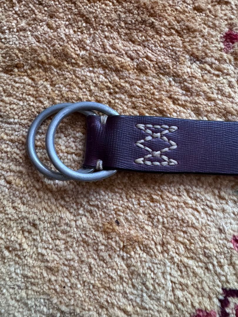 visvim ビズビム DOUBLE RINGBELT ダブルリングレザーベルト