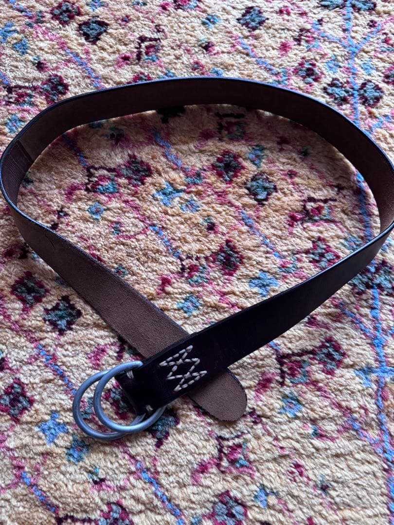 visvim ビズビム DOUBLE RINGBELT ダブルリングレザーベルト