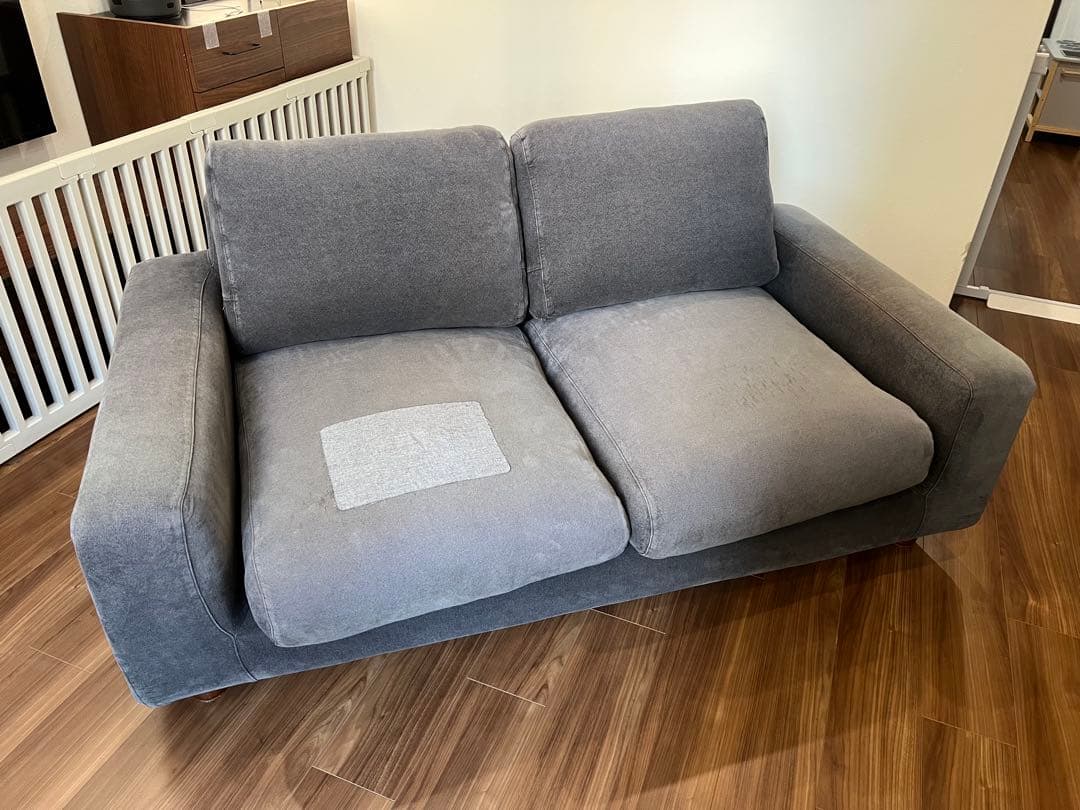 無印良品 ソファ 2シーター ワイドアーム ダウンフェザーポケットコイル