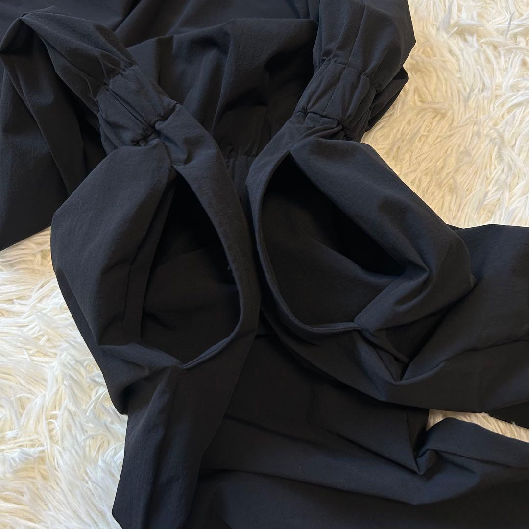 極美品　yori gypsohila ドライサロペット 黒　36