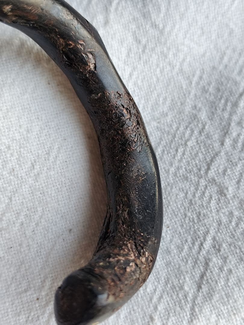 黒珊瑚　赤珊瑚象嵌細工　ブレスレット