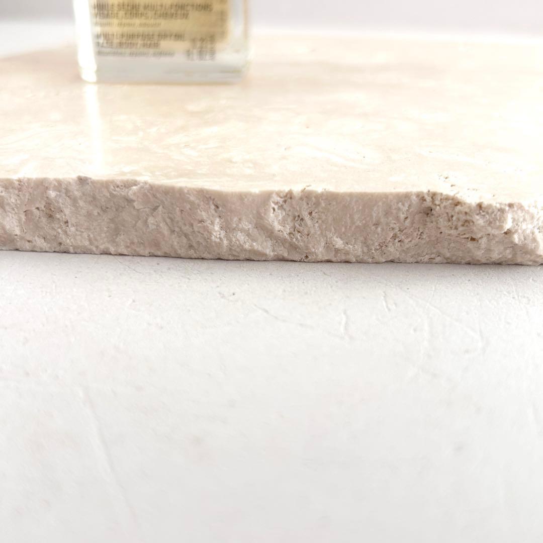 509ロマノトラバーチン（大理石端材プレート）