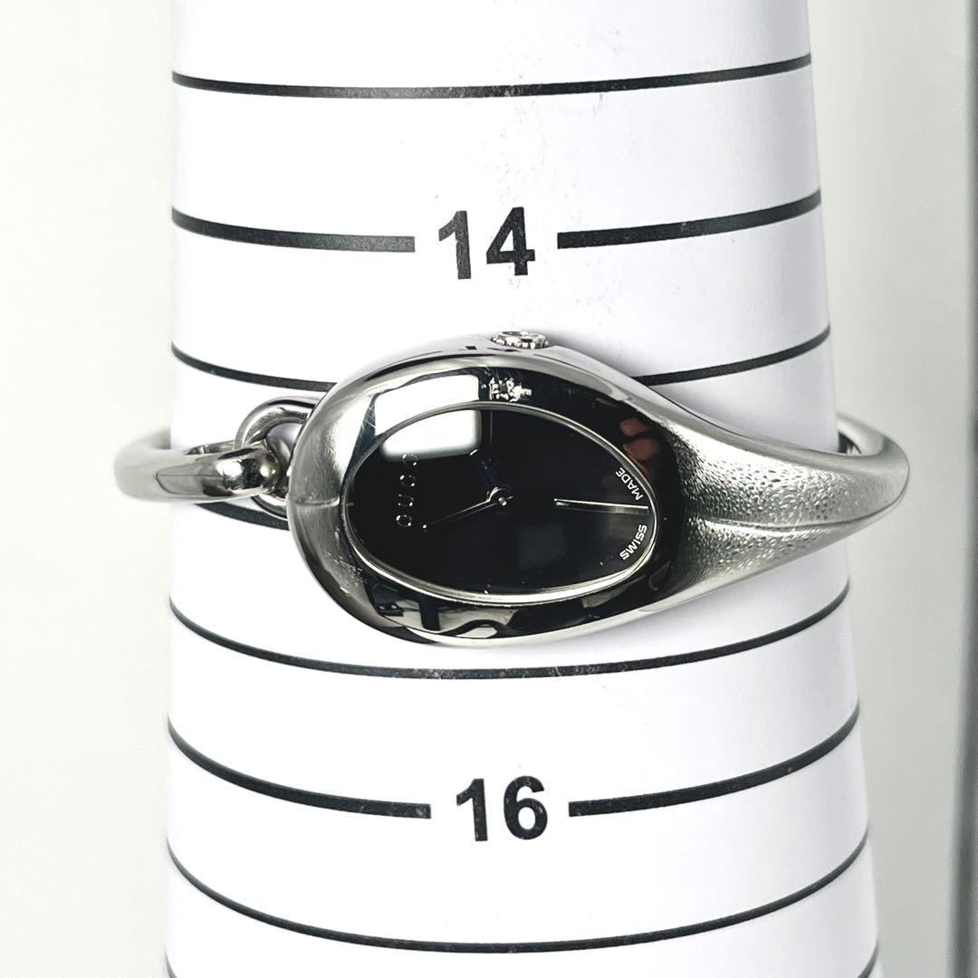 【新品電池/稼働品】グッチ 103 バングルウォッチ ホースビット 付属品完備