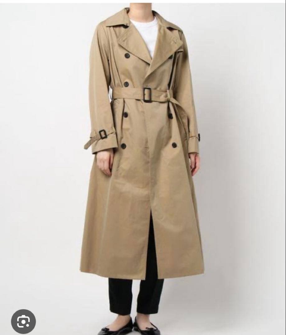 【定価5.2万】新品タグ付きIENAイエナハイカウントギャバトレンチコート