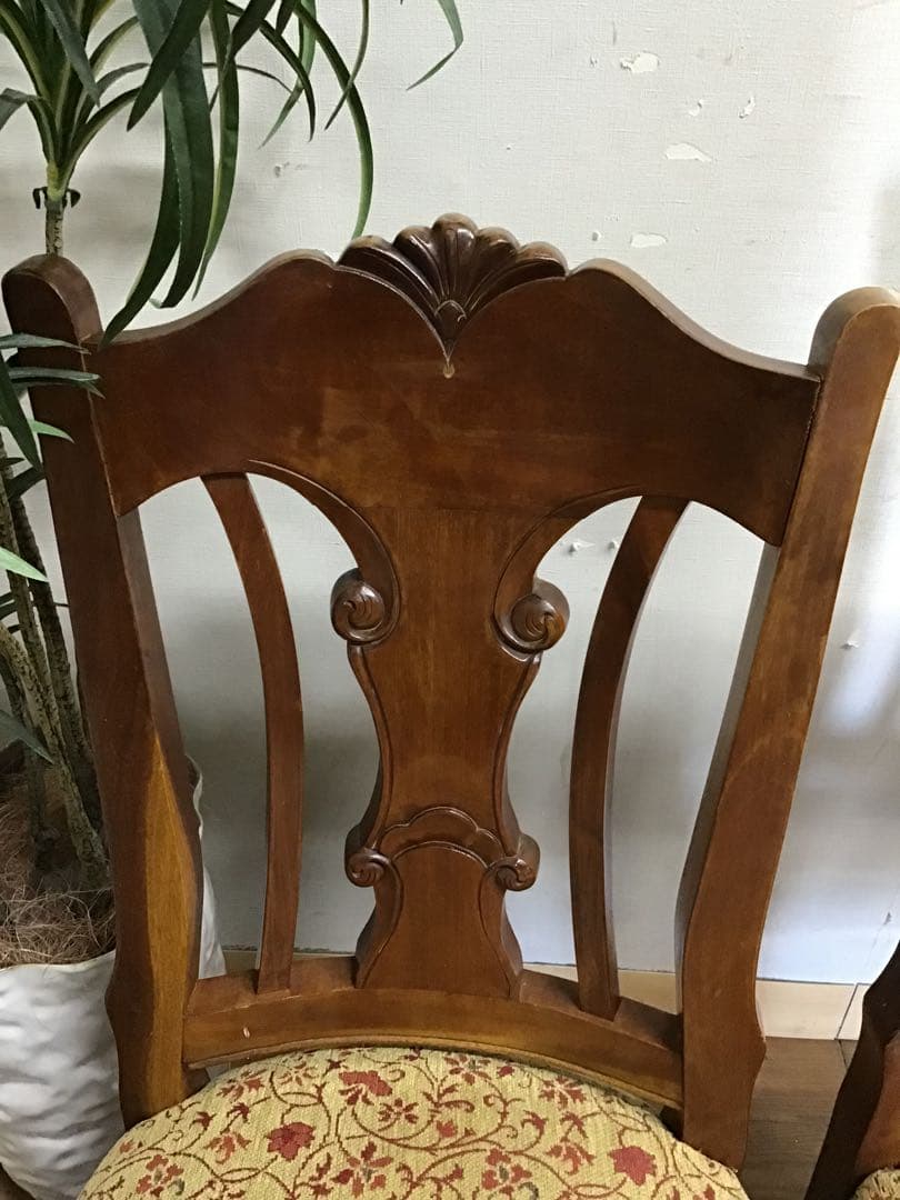 H☆管186☆イギリス☆英国☆アンティーク☆ダイニングチェアー☆4脚