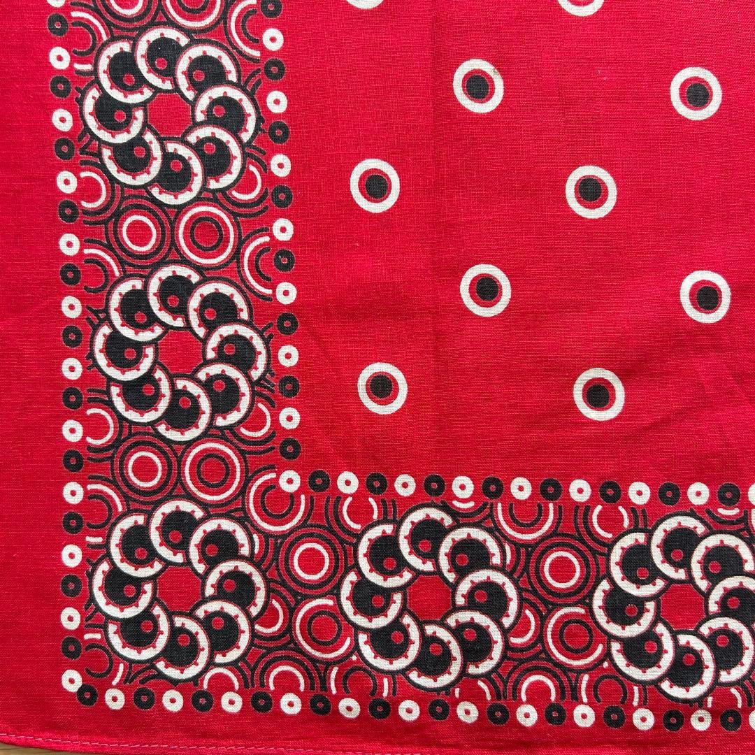 本日限定価格　ヴィンテージ バンダナ　トランクダウン　両耳　00110