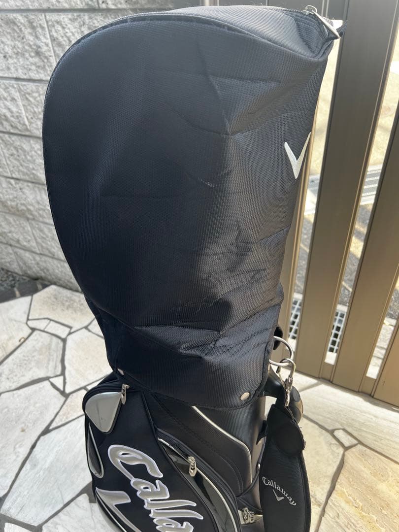 3CAT　Callaway キャロウェイ　キャディバッグ 黒 フード付き