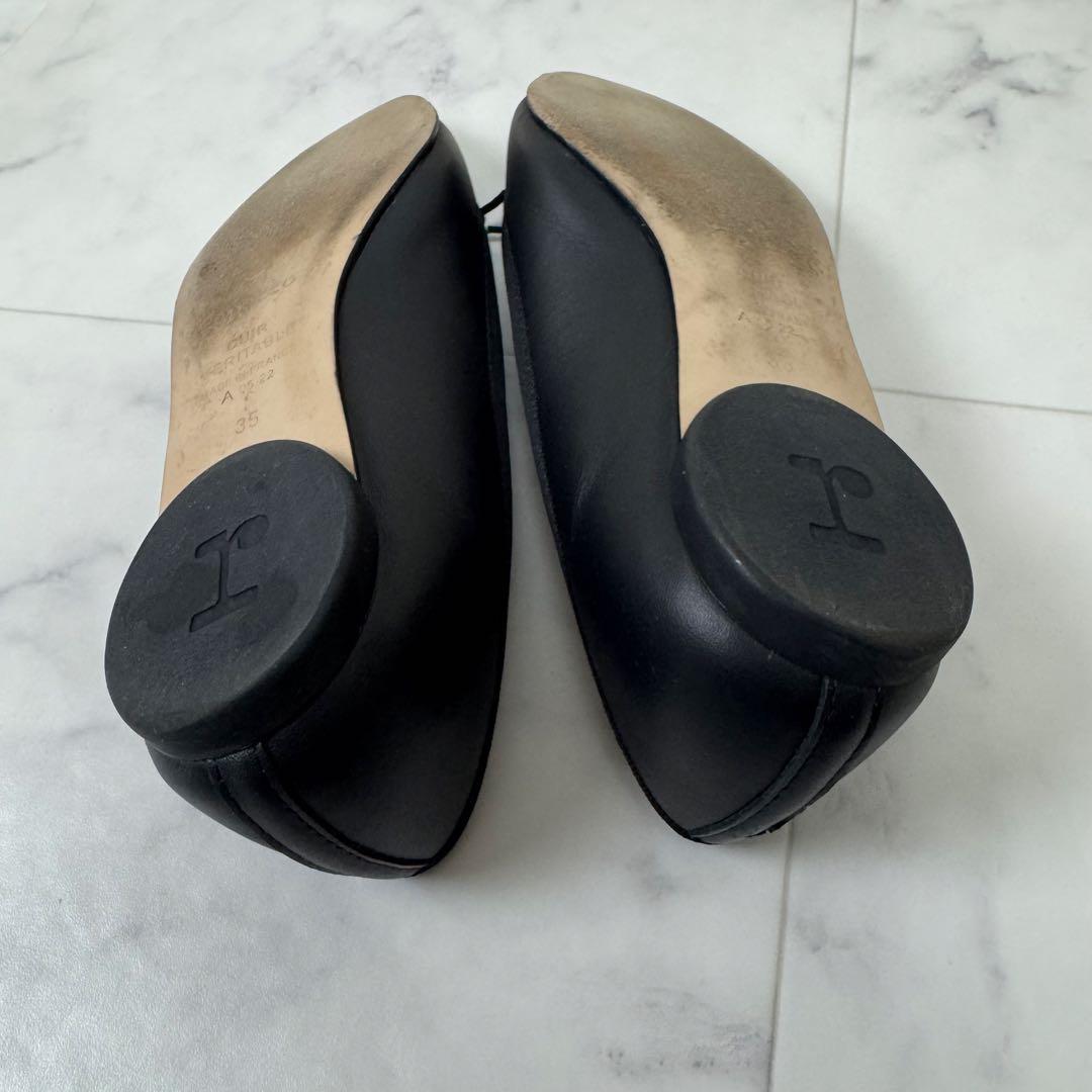 【美品】 レペット ブリジット バレエシューズ ポインテッドトゥ レザー