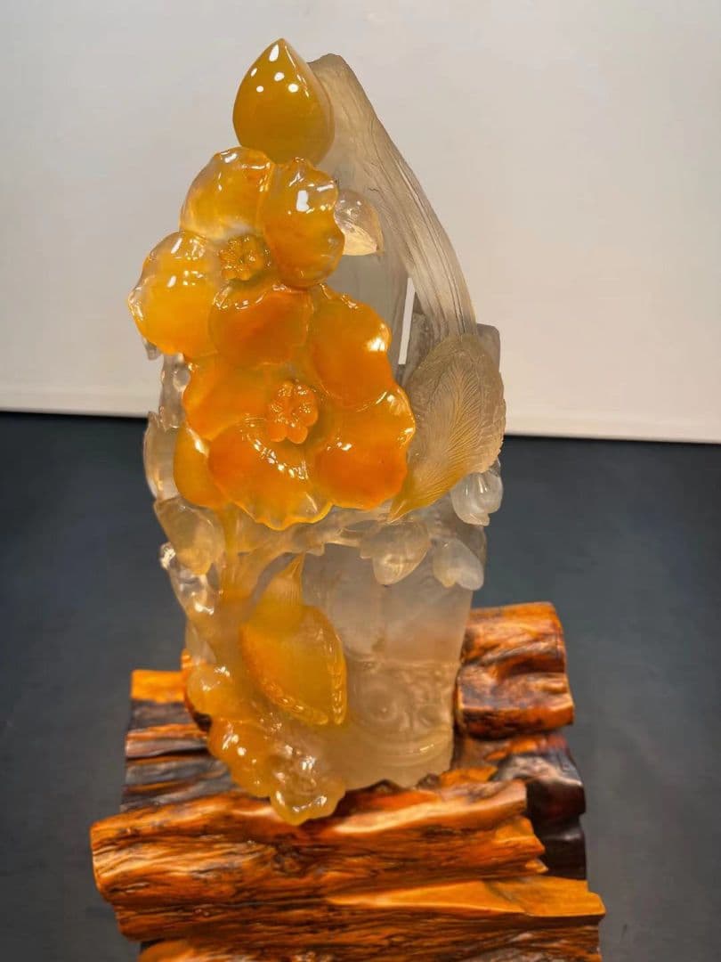 サゲニティックインクォーツ　置物