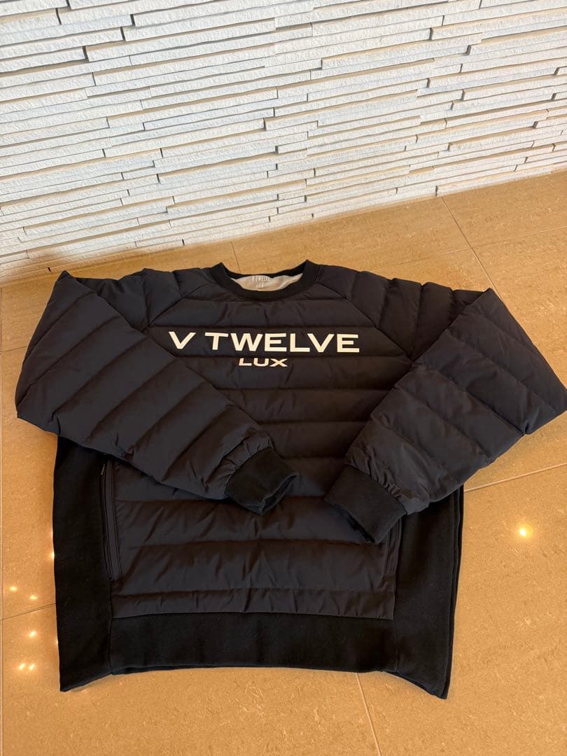 V TWELVE ブラック ダウンジャケット