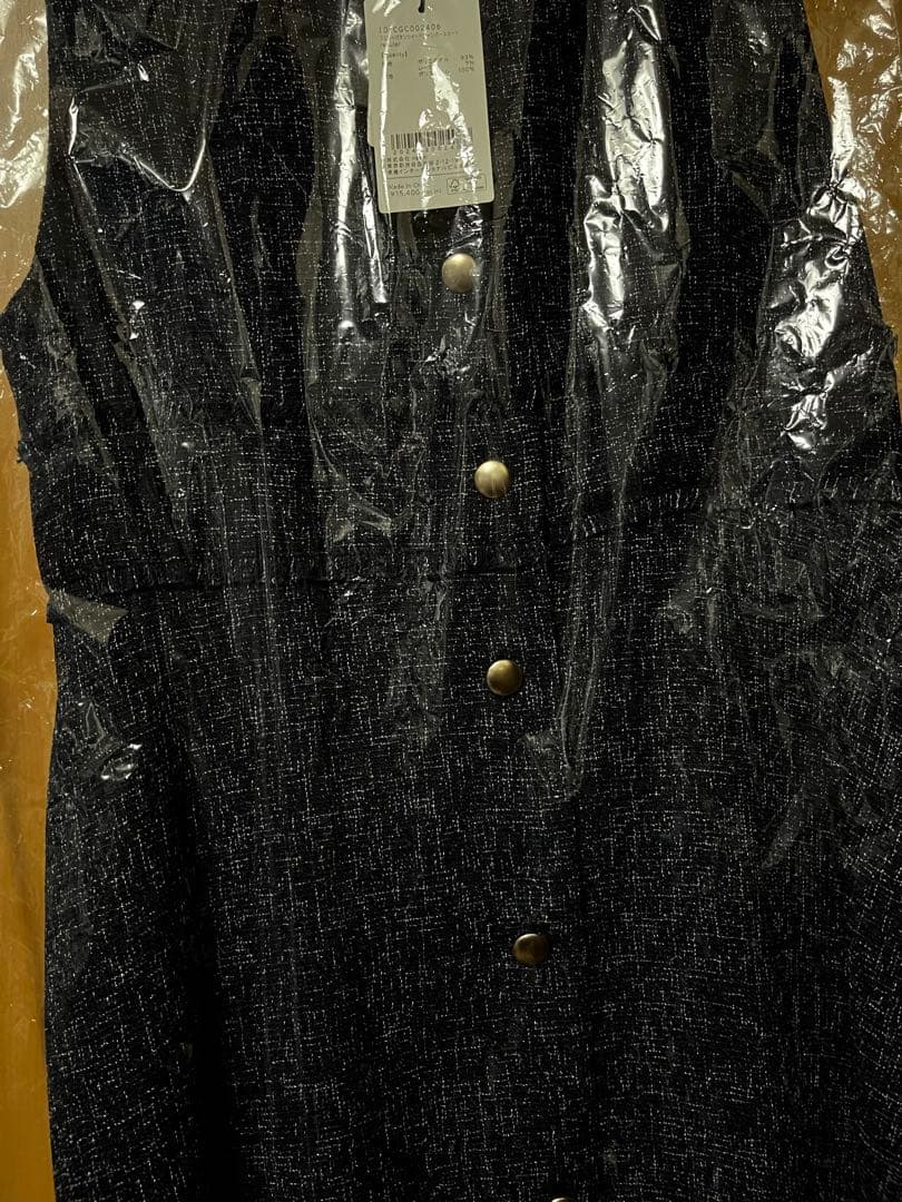 ★タグ付き新品未使用★コヒナcohina 完売品!ツイードワンピース レギュラー