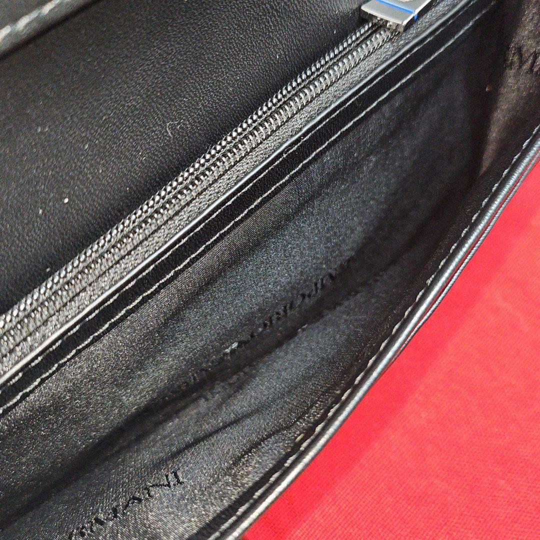 【未使用級】EMPORIO ARMANI 長財布 レザー BLACK