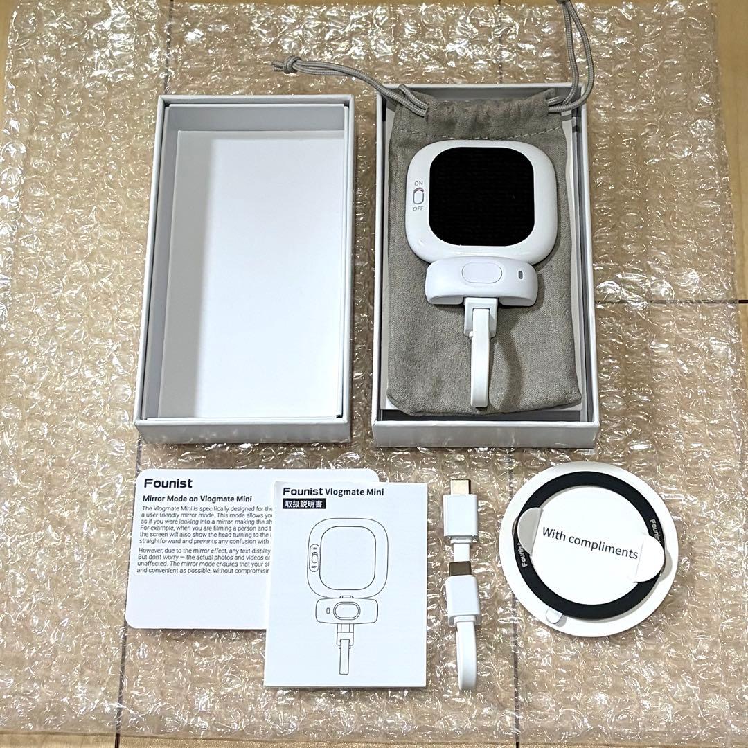 自撮りモニター Founist Vlogmate Mini iPhone用