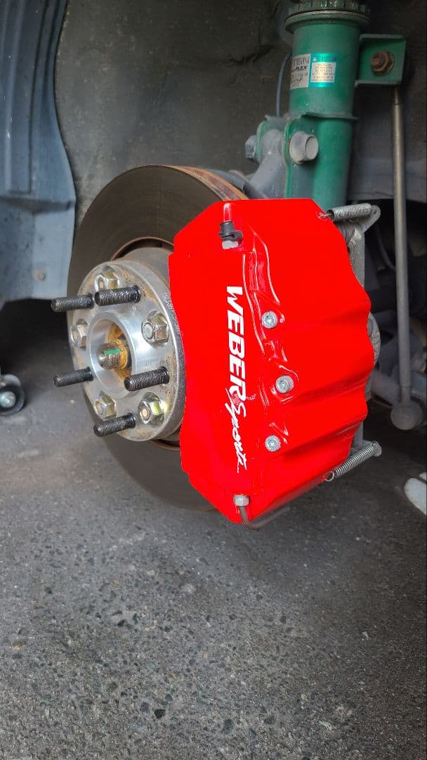 4.4.9様 WEBER ヴェルファイア アルファード20 ブレーキキャリパー